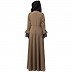Casual Pintuck abaya-Beige Casual Pintuck abaya-Beige